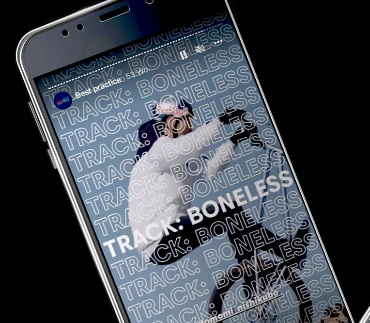 Smartphone mit Instagram von Red Bull Sound Supply