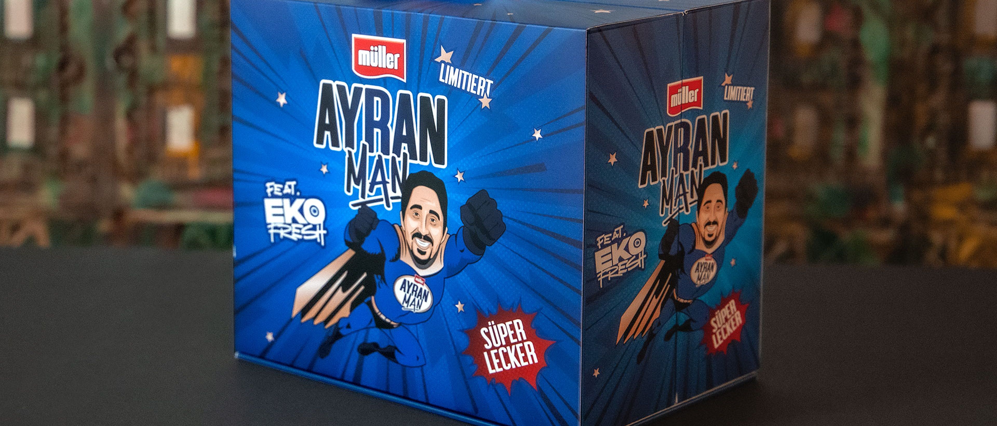 Geschlossene Box des Opinion Leader Kits der "Ayran Man" Special Edition