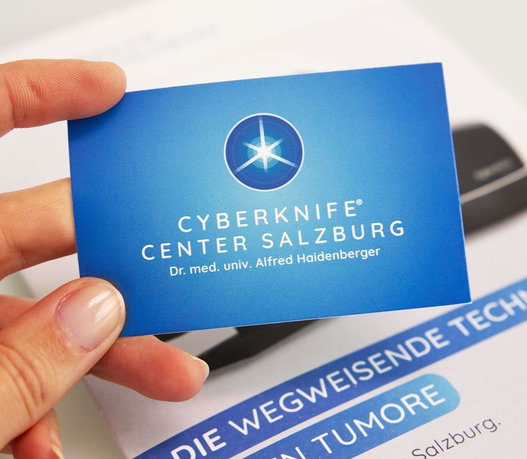 Visitenkarten für Cyberknife Center Salzburg