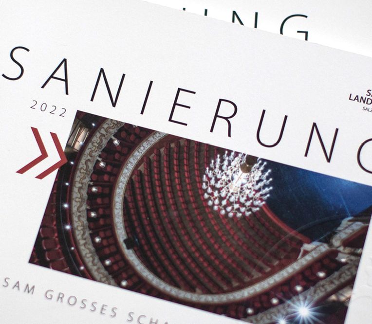 Broschüre zur Sanierung des Salzburger Landestheaters